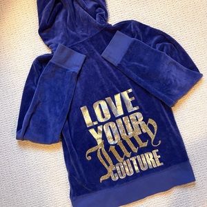 Purple “Love Your Juicy Couture” Juicy Couture Zip Up